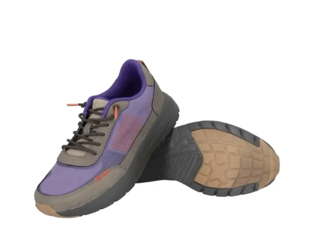 HEYDUDE Sirocco Alta M Hype Men’s 12 Grey Purple Sneakers New Without Box